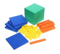 Abaodam Bloques Matemáticos de EVA Duradero para Cubos Educativos de Base Diez para Aprender Sumas y Restas Modelo Manipulativo para Primaria y Desarrollo Lógico Creativo