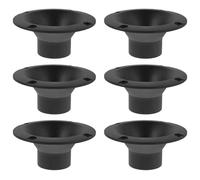 Abaodam Bocina de Altavoz para Agudos de Plástico 95 MM Roscada 6 Piezas para Sistema de Audio Doméstico y Sonido en Directo Tweeter para Cine en Casa y Escenario Profesional
