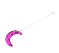 Abaodam Bola de Discoteca Lunar Morado Colgante 15 Cm con Superficie Reflectante de Espejo para Decoración de Fiestas, Hogar y Eventos, Adorno de Bola de Espejos para Ambiente Retro