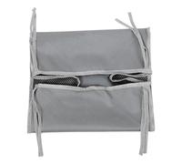 Abaodam Bolsa de Almacenamiento para Silla de Ruedas Debajo del Asiento, Plegable y Resistente al Agua, Color Gris, Bolsa Móvil de Poliéster Gran Capacidad para Accesorios y Objetos
