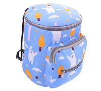 Abaodam Bolsa De Almacenamiento Portátil para Bebés Pouch para Esenciales Infantiles Scooter Bag para Carritos De Niño Niña Organizador De Artículos De Guardería Diseño De Osito