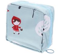 Abaodam Bolsa de Aseo Portátil y Multifunción para Compresas Reutilizables de Poliéster, Diseño Chic y Delicado Adecuado para Niñas Escuela Aire Libre