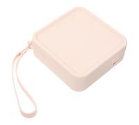 Abaodam Bolsa de Silicona para Tampones y Productos Femeninos Textura Similar Piel, Diseño Compacto y Conveniente para Adolescentes en Su Primer Periodo Azul