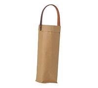 Abaodam Bolsa De Vino Reutilizable De Papel Kraft Lavable y Resistente Soporte Para Botellas De Vino Para y Decoración Fiestas