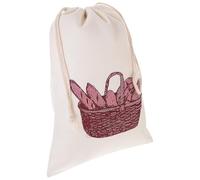 Abaodam Bolsa Diseño Sencillo para Pan de Lino Cordón Reutilizable Fácil de Limpiar y Adecuado para Uso en Casa o Dormitorio