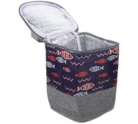 Abaodam Bolsa Isotérmica para Botella de Leche con Asa, de Tela Oxford y Aluminio, Fácil de Abrir y Cerrar, Adecuado para Exteriores y Viaje