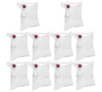 Abaodam Bolsa para Botellas de Vino Reutilizable de 5l con Válvula Mariposa, Material NY y Vmpet, Adecuado para Actividades al Aire Libre y Picnics, Pack de 10 Unidades