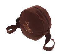 Abaodam Bolsa para Cuencos Cantores de Monje Budista Estuche de Almacenamiento Cierre de Cremallera para Exteriores y Práctica de Meditación