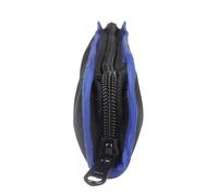 Abaodam Bolsa para Flauta y Saxofón de Tela Oxford Bolsa Vertical Negra con Borde Azul Estuche Portátil de Transporte para Instrumento de Viento para Viaje y Escuela