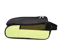 Abaodam Bolsa para Zapatos De Golf para Hombre Cremallera, Ligera y Transpirable, Diseño De 3 Paneles Lateral Negro y Verde, Bolsa Protectora para Viaje y Almacenaje Deportivo