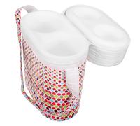 Abaodam Bolsa Térmica para Botellas Aislamiento Doble, Madres Lactantes, Conservación De Temperatura, Material Aislante para Leche Materna, Uso Viaje y Exterior, Set De 2 Unidades Mezcla De Colores