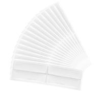 Abaodam Bolsas Adhesivas Transparentes para Etiquetas Autoadhesivas de Pvc, Fáciles de Usar, 4 Hojas para Oficina y Organización en Tableros Blancos