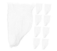 Abaodam Bolsas de Malla Reutilizables para Almacenamiento de Cangrejos 50 Cm Nylon Resistente Cordón para Mariscos y Productos Agrícolas Uso Doméstico 100 Unidades