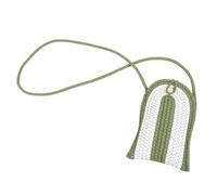 Abaodam Bolso Bandolera Pequeño para Mujer Tejido de Cuerda de Algodón Verde Mini Bolso Cruzado Ajustable para Teléfono Móvil Cartera y Monedas Adecuado para Uso Diario y Viajes