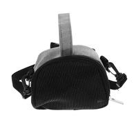 Abaodam Bolso de Hombro Transpirable para Hámsters Bolsa de Viaje para Ardillas Transportador de Animales Pequeños con Correas Ajustables para Conejos Ratas Loros Color Gris Pequeño