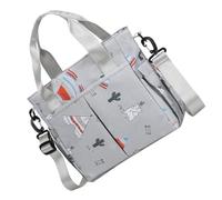 Abaodam Bolso Pañal Gran Capacidad Organizador Multifunción para Cochecito con Doble Compartimento Térmico y Opción de Llevar Asas para Mamá Movimiento