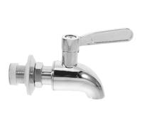Abaodam Boquilla de Repuesto para Dispensador de Bebidas Válvula Dispensadora de Agua, Compatible Orificios de 16-24mm, Material Abs y Acero Inoxidable para Barriles de Té y Dispensadores