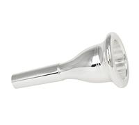 Abaodam Boquilla De Tuba Plateada Para Principiantes y Profesionales Accesorio Musical Duradero y Elegante Mejora Tu Expresión Musical