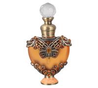 Abaodam Botella de Perfume Vacía de 10 Ml Recargable y Fácil de Llevar, Frasco de Vidrio y Metal para Aceites Esenciales, Adecuado para Viajes y Decoración del Hogar