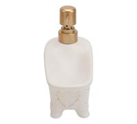 Abaodam Botella Dispensadora y Buen Sellado de Cerámica y Plástico Diseño de Pulsador Práctico y Multiusos de Loción y Champú para Baño