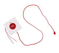 Abaodam Botón de Emergencia Sos Montado Pared para Personas Mayores y Pacientes, Activación Rápida de Alarma y Material Plástico Blanco para Uso Hogar
