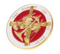 Abaodam Broche Artesanal de Balanza y Espada en Metal Dorado, Pin de Solapa para Abogados, Adecuado para Uso Profesional y Regalos