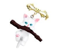 Abaodam Broche De Gato 3d Sostenido Rama Aleación y Resina Accesorio Mujer Ropa Delicada Decoración Creativa Elegante Para Vestidos Bufandas Pañuelos