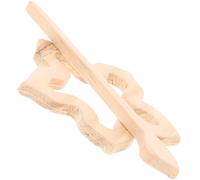 Abaodam Broche de Madera de Invierno DIY Sencillo Elegante Accesorio de Ropa para Mujer Decoración Navideña y Obsequio Especial para Temporada Fría Color Aleatorio