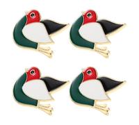 Abaodam Broches para Ropa Bandera, Aleación al Desgaste, Diseño Hermoso, 4 Piezas para Eventos Deportivos y Fiestas