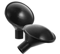 Abaodam Cabezal de Regadera de Plástico Negro 2,4 Cm, Boquilla para Regadera de Bonsái 2 Piezas, Adaptador para Riego de Plantas de Interior y Exterior en Jardinería Doméstica