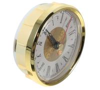 Abaodam Cabezal de Reloj Vintage de 80 MM Inserto de Metal, Movimiento de Cuarzo y Diseño de Números Romanos para Manualidades y Decoración Interior