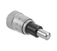 Abaodam Cabezal Micrómetro de Acero Inoxidable Punta Resistente a Rayaduras y Microajuste Preciso para Sistemas de Medición Deslizantes en Taller Industrial