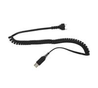Abaodam Cable y Negro Conector de Uñas para Mango Taladro de Chapado en Oro Exterior Tejido Reforzado para Transferencia Estable de Energía en Salones y Servicios Móviles