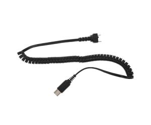 Abaodam Cable y Negro Conector de Uñas para Mango Taladro de Chapado en Oro Exterior Tejido Reforzado para Transferencia Estable de Energía en Salones y Servicios Móviles