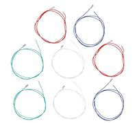 Abaodam Cables para Tocadiscos de Cabezal Fonográfico de 350 Mm, 8 Unidades Codificados por Colores (,) para Audio de Cartucho, Repuesto Compatible para Vinilos y Estudios de Escucha