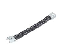 Abaodam Cadena Doble de Pedal para Batería Profesional de Acero Negro, Resistente al Desgaste Corrosión, Adecuado para Amigos que Disfrutan Tocar Batería