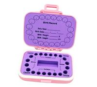 Abaodam Caja caja de de leche dispensador de fórmula bolso hada de los titular de los porta de bebe Almacenamiento dental niño pequeño páginas