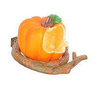 Abaodam Caja De 1 Pieza Caja de alimentación contenedor de Comida para pájaros Tazas de alimentación de Jaula de pájaros comedero para Contenedor en Forma de Calabaza el plastico
