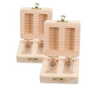 Abaodam Caja de Almacenamiento para Recién Nacidos Primer Corte de Cabello Fetal Cordón Umbilical Cajas de Recuerdos para Bebés para Guardar Recuerdos de Parto