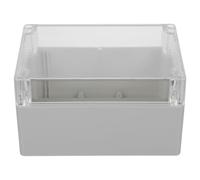 Abaodam Caja de Conexión para Mantenimiento Eléctrico Industrial de Plástico con Tapa Abatible Transparente y Cableado en Líneas de Producción