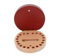 Abaodam caja de de leche primer recipiente de recogida de año de los regalos del bebé del buey titular de pelo fetal contenedor de para niños deciduos
