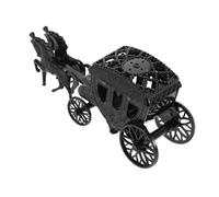 Abaodam Caja De Dulces Carroza Creativa Para Bodas Elegante Soporte De Recipiente De Dulces Para Celebraciones y Aniversarios Diseño De Coche De Cuento De Hadas Almacenamiento Adecuado