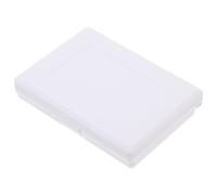 Abaodam Caja de Embalaje de Pigmentos de Plástico, Caja de Plástico para Acuarela, Blanco, Portátil, Ordena el Espacio, para Pintura en Casa y Viaje