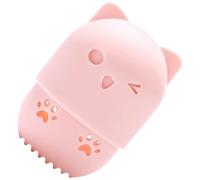 Abaodam Caja de Esponjas de Maquillaje de Silicona Rosa, Organizador Portátil y Fácil de Almacenar para Polvo y Base, Adecuado para Amigas Que Viajan