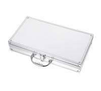 Abaodam Caja De Herramientas De Aluminio Estuche De Almacenamiento Portátil Maletín Metálico Para Herramientas Para Taller o Trabajo De Campo