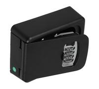 Abaodam Caja De Llaves con Código De Metal Armario De Llaves De Metal Soporte De Llave De Montaje En La Pared Llave Al Aire Libre Pan Porta Llaves En La Pared Gabinetes Clave Negro