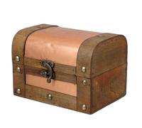Abaodam Caja de Madera Diseño Retro Artístico con Cerradura Vintage para Almacenamiento de Joyas y Objetos con Tacto Cómodo para Obsequio y Accesorios de Filmación