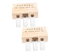 Abaodam Caja De Madera Para Guardar Cordón Umbilical Cabello Fetal y Dientes De Leche Para Recién Nacidos y Recuerdos Especiales