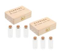 Abaodam Caja de Recuerdos para Conservar Cabello y Dientes de en Madera y Diseño Elegante para Ocasión Especial y Almacenamiento Versátil