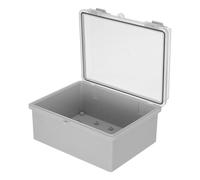 Abaodam Caja Eléctrica Exterior Estanca de Plástico Resistente al Agua con Bisagra y Placas de Montaje Protección Segura para Conexiones Eléctricas y Empalmes Proyectos al Aire